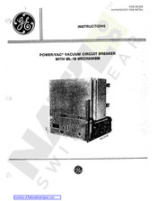 GE POWER/VAC GEK 86132B Instructions Manual