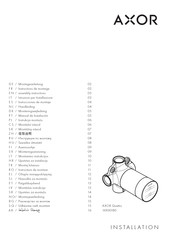 Axor Trio Stop 16982180 Installation & Assembly Instructions Manual