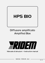 Ridem HPS B10 Instruction Manual