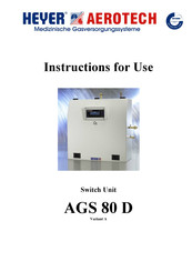 Heyer AGS 80 D Instructions For Use Manual