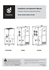 Donaldson HV600 Installation, Operation And Maintenance Manual