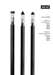 We-Ef LTM440 Installation And Maintenance Instructions Manual