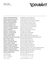 DURAVIT 791847 Mounting And Operating Instructions