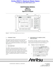 Anritsu MS2711 Maintenance Manual