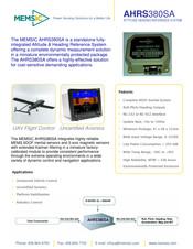 Memsic DMU380SA Series User Manual