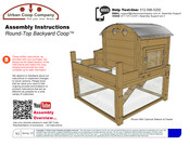 Urban Coop Company Round-Top Backyard Coop Assembly Instructions Manual