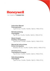 Honeywell RVG-ST E1 Instruction Manual