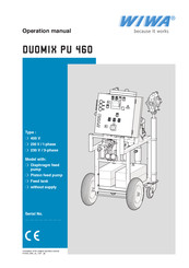 wiwa DUOMIX PU 460 Operation Manual