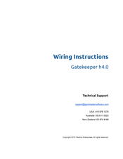 Gym Master Gatekeeper h4.0 Wiring Instructions