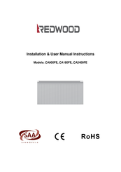 Redwood CA2400FE Installation & User Manual Instructions