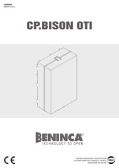 Beninca CP.BISON OTI Manual