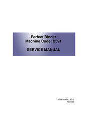 Ricoh Perfect Binder GB5000 Service Manual