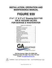 Vag GA Industries FIGURE 939 Installation, Operation And Maintenance Manual