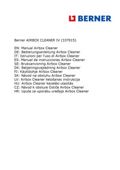 Berner 337915 Manual