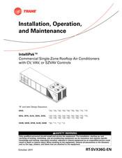 Trane IntelliPak SXHK Series Installation, Operation And Maintenance Manual