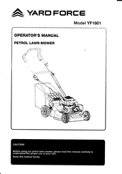 Yard force YF1801 Operator's Manual