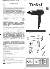 Tefal Motion dry Instructions