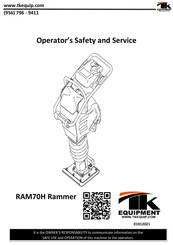 TK RAM70H Operator's Safety And Service Manual