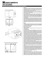 STI SR125SMS Operating Instructions Manual
