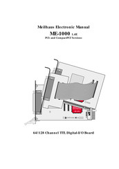 Meilhaus Electronic ME-1000 Series Manual