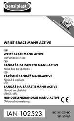 sensiplast MANU ACTIVE Instructions For Use Manual