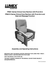 Graham Field Lumex FR601 Series Assembly And Operating Instructions Manual