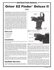 Orion Telescopes & Binoculars EZ Finder Deluxe II Instruction Manual