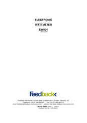 feedback EW604 Manual