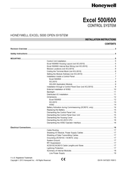 Honeywell Excel 500 Installation Instructions Manual