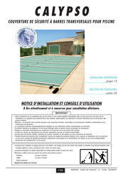 Procopi CALYPSO Installation And Operation Instructions Manual