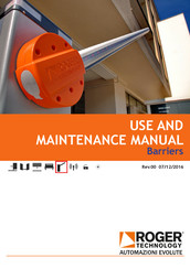 Roger Technology AG/006/IS/115V Use And Maintenance Manual