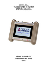 Arbiter Systems 940A Operation Manual