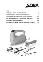 Soba HM22 Instructions Manual
