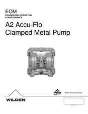 PSG Dover WILDEN Accu-Flo A2P Metal Saniflo FDA Engineering, Operation & Maintenance