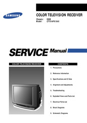 Samsung CT721APX/XAX Service Manual