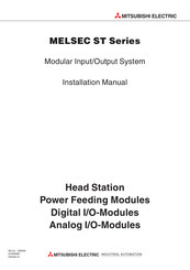 Mitsubishi Electric MELSEC ST Series Installation Manual