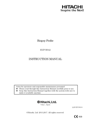 Hitachi EUP-B512 Instruction Manual