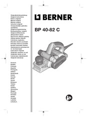 Berner BP 40-82 C Original Instructions Manual