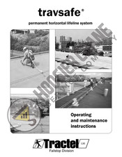 Tractel Travsafe Operating And Maintenance Instructions Manual