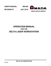 Amada Delta Operation Manual