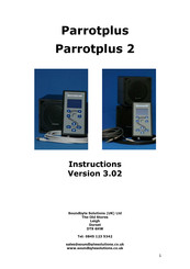 Soundbyte Solutions Parrotplus 2 Instructions Manual