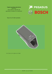 Bosch Kiox Original Operating Instructions