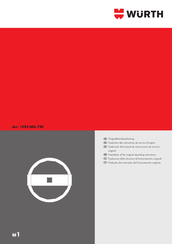 Würth 1952 006 750 Translation Of The Original Operating Instructions