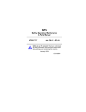 Wood-mizer LT27 Safety, Operation, Maintenance & Parts Manual