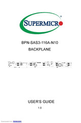 Supermicro BPN-SAS3-116A-N10 User Manual