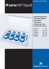 Amann Girrbach ceramill liquid Instruction Manual