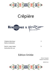 Krampouz CEBEE4OA00 Instructions For Use Manual