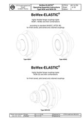 KTR BoWex-ELASTIC HEW2 Operating & Assembly Instructions