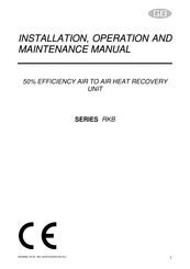 GB RKB 2000 Installation, Operation And Maintenance Manual
