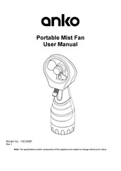 Anko HEG8BF User Manual